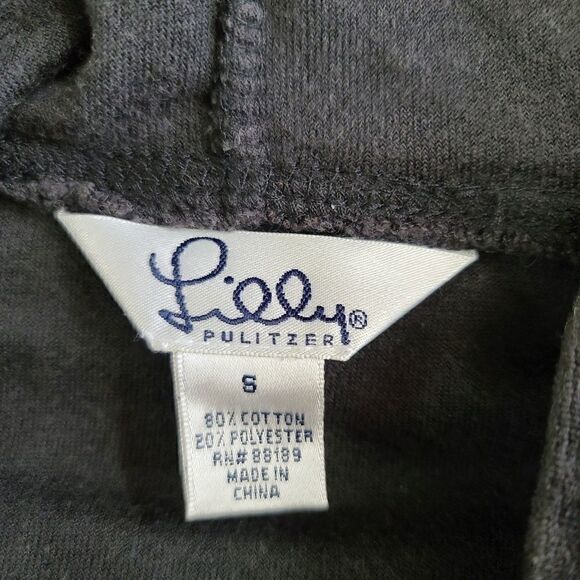 Lilly Pulitzer White Label Velour Jacket Small Vintage - Picture 2 of 5